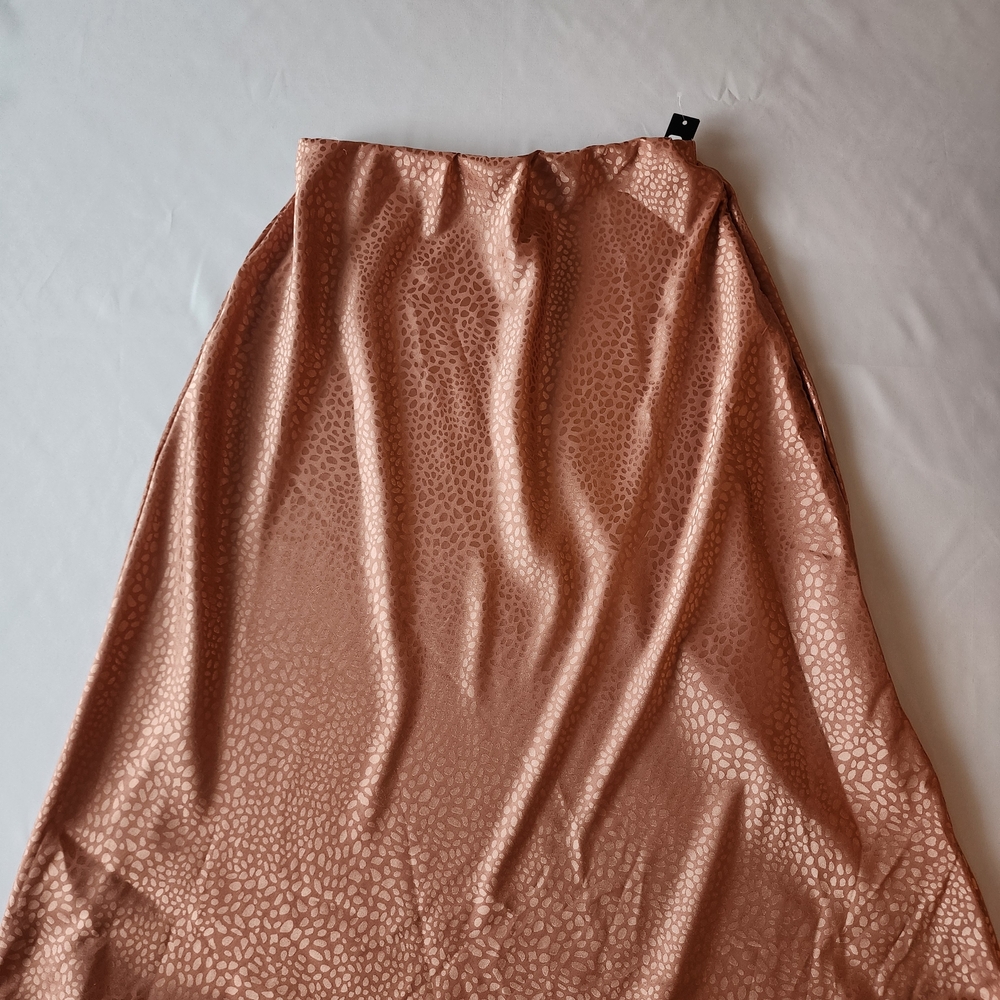 Nicole Miller Shimmering Rose A-Line Skirt Women's Size Medium